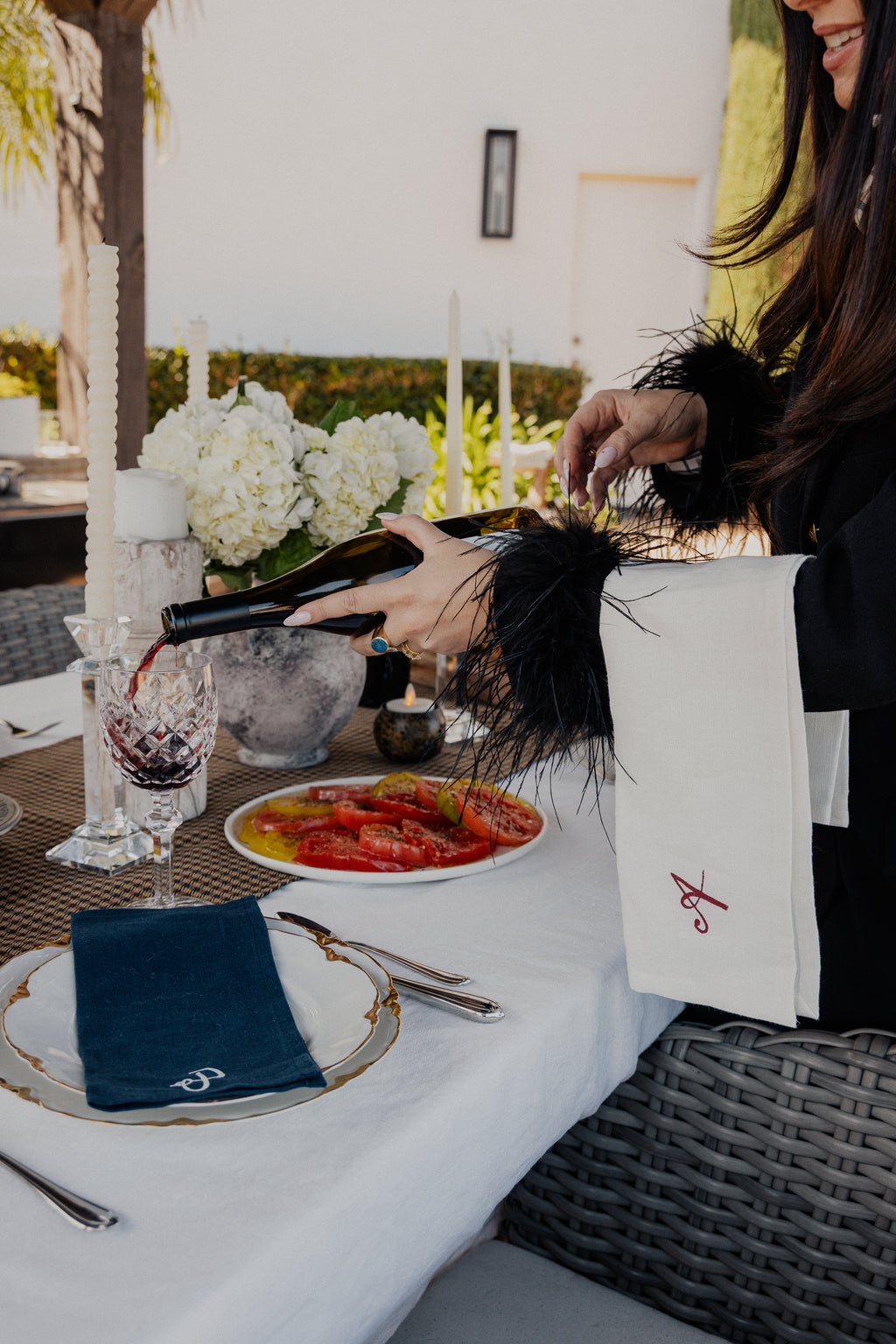 The Aperitif Napkin in Black