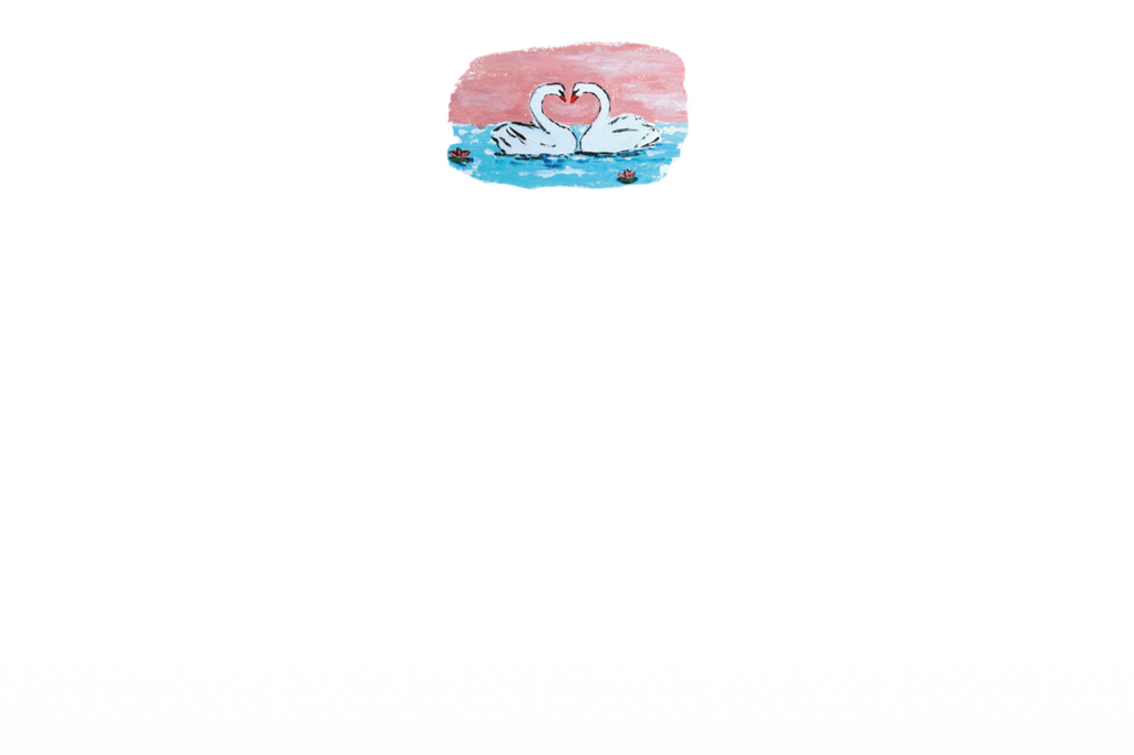 The Swan Notecard