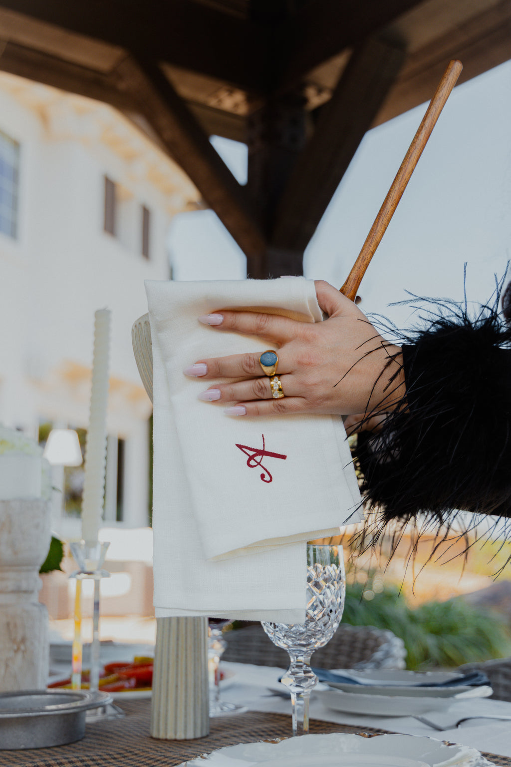 The Estate Napkin in White