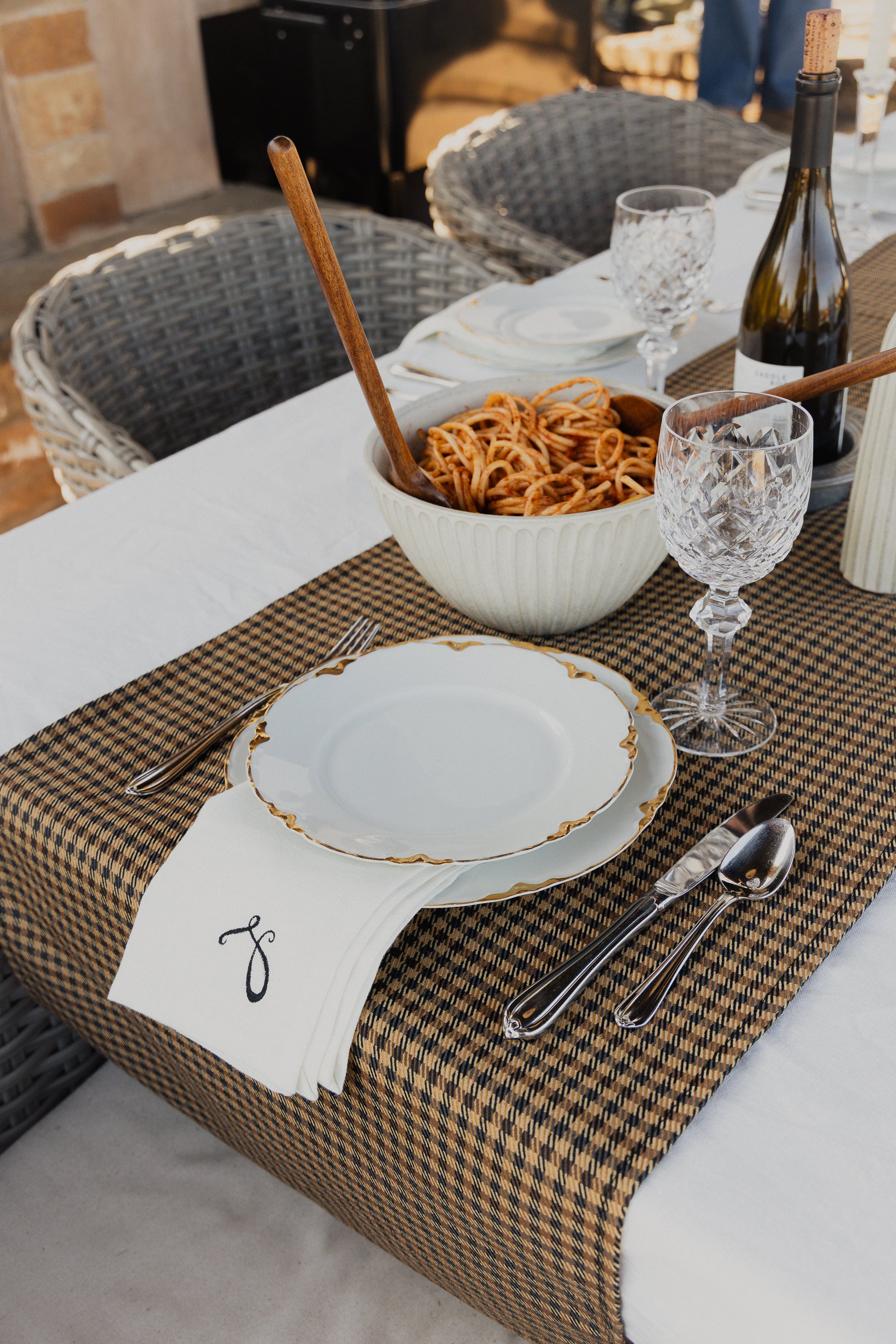 The Estate Napkin in White